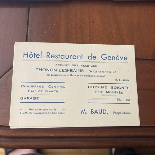 Carte visite - de,