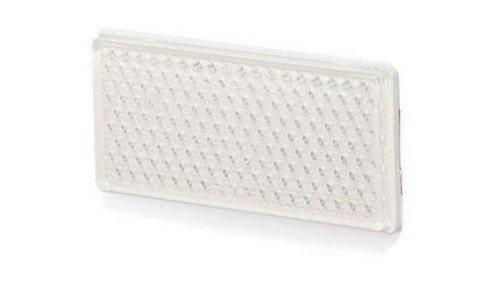 Réflecteur blanc 105x48mm - réflecteur,