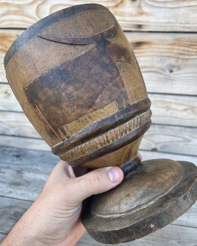Coupe bol art africain ancien - africain,
