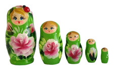 POUPEES RUSSES VERT ANIS 5