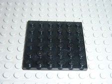 Plaque LEGO Black plate 6x6 ref 3958 Set 4730/10186/7181/6984/6520/6391/6932...