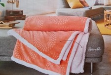 Plaid réversible doublé façon sherpa BECQUET Neuf sous blister