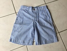 Bermuda RALPH LAUREN taille 7 ans vichy bleu