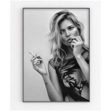 Affiche imprimée Kate Moss