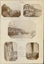 Portugal, Porto, jardin du Palacio, le quai, Rio Douro, pont Dom-Luís Vintage si