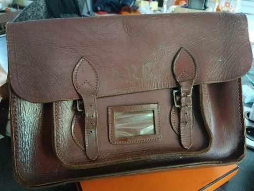 Ancien sac cartable - ancien,