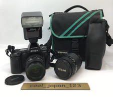 Appareil photo reflex argentique Nikon F-801 AF Nikkor 24-50mm 70-210mm Objec...