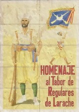 Guerre civile espagnole bons de rationnement RTabor de Larache (Format A4)