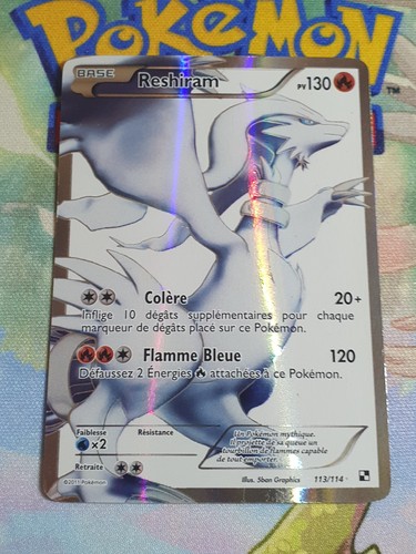 Carte pokemon reshiram - 113, /