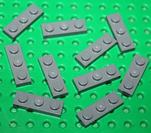 Lego dkstone plate 1x3 - x,