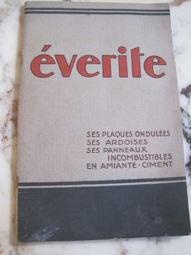 Catalogues éverite 1926 - catalogues,