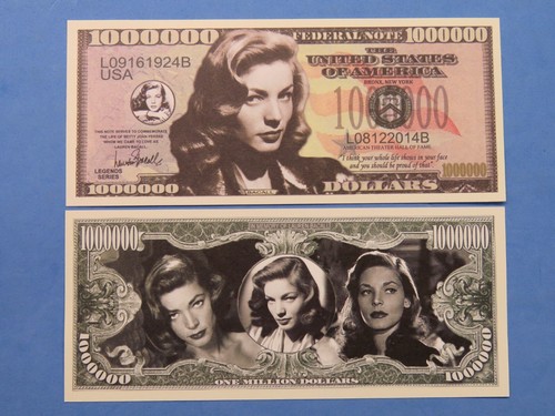 Lauren bacall billet - billet, de