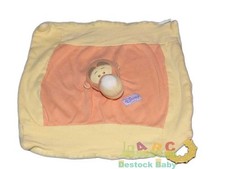Doudou Disney Baby Plat Tigrou tissu jaune orange