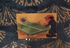 image lenticulaire schtroumph la roche aux fées rare carte vignette autocollants