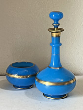 ANCIENNE CARAFE OPALINE VERRE