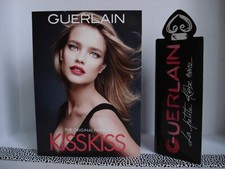 Lot cartes d’échantillons rouge à lèvres «KissKiss» et «LPRN» GUERLAIN
