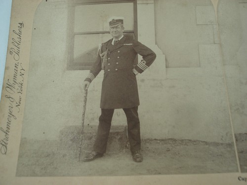 Stereoscope view slide - stereoscope, captain