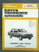 Revue Technique PEUGEOT 305 Diesel série 2 Berline et break  CIP 4362