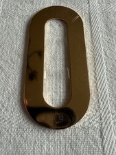 Authentique Pendentif Hermès Plaqué Or Rose Neuf