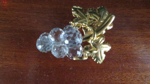 Broche grappe raisin - broche, de