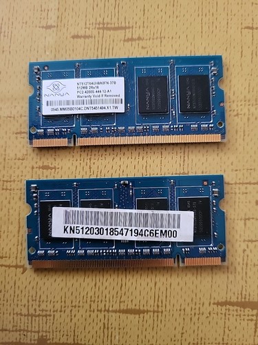 Ram ddr2 512mo nanya - ram,