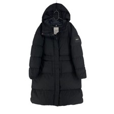 RRP - 730 Aigle Femme Noir Gore-Tex à Capuche Veste Doudoune Taille Ue 42 UK 14
