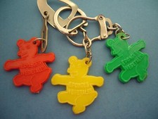 Porte clés - Lot 3  Oursons OURS  Eponges FACEL - Teddy  Bear