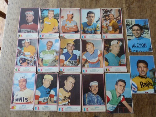 Lot cartes cyclisme - 17,