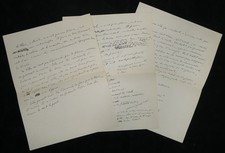 Sacha guitry manuscrit - -,