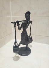 Sculpture En Bronze , Burkina