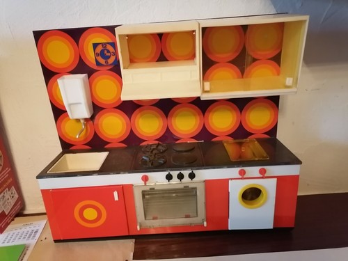 Cuisine jouet poupée - , orange