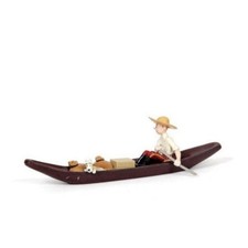 Pixi Tintin - Tintin et Milou en pirogue - Galerie Collin - Réf. 4599