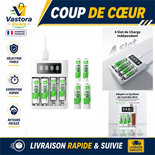 Ebl chargeur piles - chargeur, de