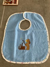 bavoir enfant éponge bleue