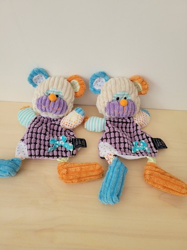Lot deux doudous ours - doudous,