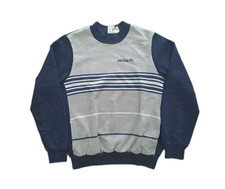 adidas Rare 80 Vintage Sweatshirt S Collection Ventex Made in France Navy Grey