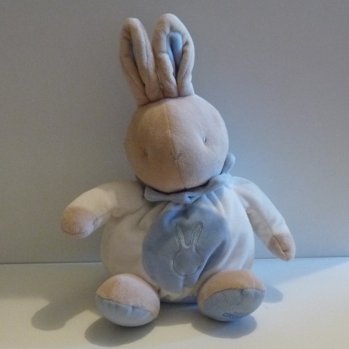 Doudou lapin klorane blanc - lapin,
