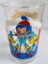 ANCIEN VERRE À MOUTARDE- PINOCCHIO- DESSIN ANIME- VINTAGE-  AMORA