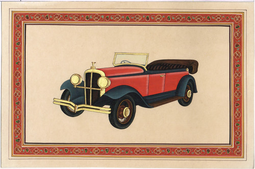 Peinture voiture vintage - de,