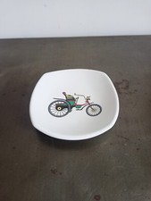 CENDRIER PUBLICITAIRE RODRIGUE CHEMISIER MONTPELLIER CÉRAMIQUE TRICYCLE ANCIEN