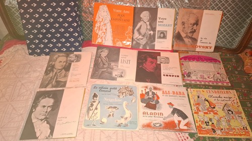 Lot disques vinyles enfants - vinyles,