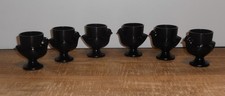 Lot de 6 coquetier poule noire