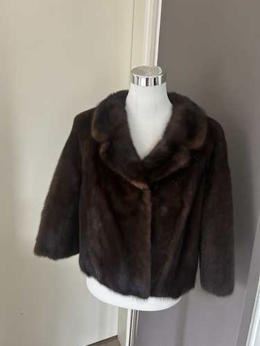 Veste vison véritable vintage