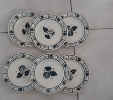  SUPERBE LOT DE 6 ASSIETTES