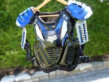 plastron homme fox racing moto quad protection noir bleu TBE