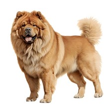3 x autocollants Chow Chow