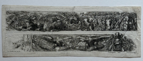 Ornements gravure eau forte - gravure,