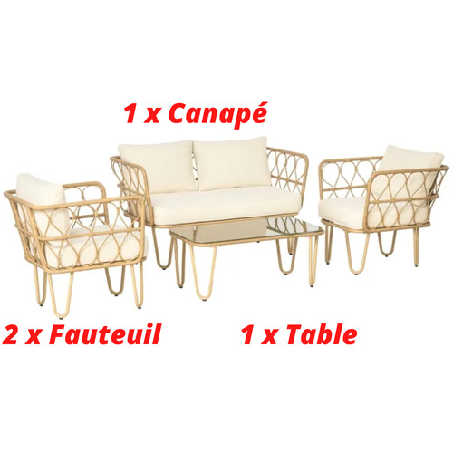 Salon jardin places - salon, canapé