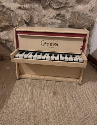 Piano vintage bois jouet - bois,