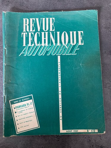 Rta revue technique 172 - rta, n°172